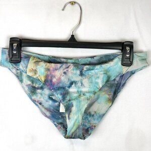 Becca Women’s Sofia Blue Tie Dye Bikini Bottom Size Small